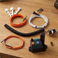 Replacement Ignition Kit Chrome Bezel Gas Grill Fire Initiator Colored Connector Electronic
