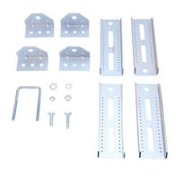 4 Sets Galvanized Swivel Top Bunk Bracket Kit for 3in X 3in 2in X 3in 1.5in X 3in Boat Trailer