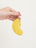 Bananų vaisių pakabukas monetinė mielas smagus raktų pakabukas mini maišelis Piniginė dovana mergaitei moterims geltona
