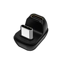 Lightweight 180° Type C Adapter Connector Supports 40Gbps Data with/no 8K@60Hz Display and Fast Speed Data Transfer