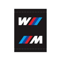 Kūrybinga asmenybės automobilio apdaila automobilio logotipo lipdukas BMW M E34 E36 E60 E90 E46 E39 E70 F10 F20 F30 X5 X6 X1 M3 M5 M6 E71 F01 black
