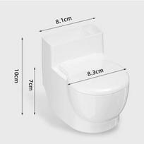 Toilet-Shaped Cat Water Dispenser, Large Automatic Gravity Pet Water Bowl, Funny Viral No-Electric Water Fountain for Cats Small Dogs