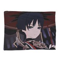 Diluc Genshin Impact Anime Blanket Soft Warm Flannel Throw Blanket Bedspread for Bed Living room Picnic Travel Home Sofa Size: 75*100cm, Weight: 230 GSM