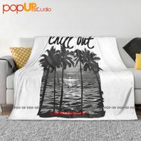Chill Out Summer Relax Ocean Design Ultra-Soft Blanket Quilt Winter Sofa Cover Bed Covers Size: 75*100cm, Weight: 230 GSM