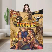 Šilta kelioninė antklodė The Goonies Never Say Die Mėtoma antklodė Flanelinis lovatiesė sofai lovai Spausdinta sofos lovos užvalkalas 100cmx150cm
