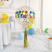 Jiayan Bobo Balloon Stand-Up Table Decoration, Birthday Scene Setup for Boys And Girls, First Birthday Party Balloon Decorations