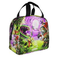 Plants vs. Zombies Game  Lunch Bag Men Women  Thermal Cooler Insulated Lunch Box for School One Size