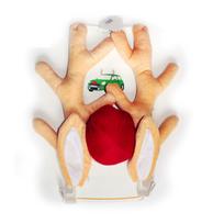 Plush Reindeer Antlers & Nose Car Decoration – Christmas Set, 43.5cm, Universal Fit