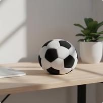Soccer Footbag Cute Colorful SoftTextured Ball for Park Yellow Green Black White