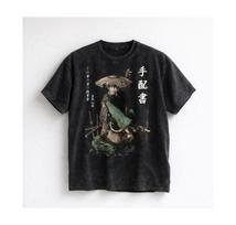 Ghost of Yotei Acid Wash T-Shirt, Vintage Anime Streetwear Tee S