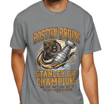 Comfort Colors® Boston Bruins Stanley Cup Shirt - Vintage NHL Champions Tee XL