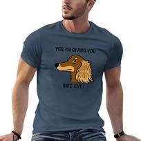 Yes Im Giving You Side Eye Dachshund Cartoon Tshirt T Shirts For Unisex Cotton Soft T Shirt Unisex Designer Tshirt S