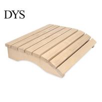 Long-lasting Sauna Pillow Wooden Headrest Backrest Hollow Smooth Back Steam Room Bolster Anti-slip Professional Bathing Supplies Accessories