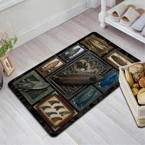 Surf Culture Art Rug Pattern Rug Floor Mat for Living Room or Bedroom Soft and Comfortable Carpet a Gift for Birthday and Holiday. 40x60cm( 15x23in ) įvairiaspalvis