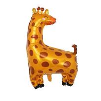 Forest Theme Cartoon Animals Foil Balloon Tiger Giraffe Lion Monkey Jungle Animal Balloons  Boys Giraffe