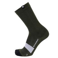 Mammut All-Mountain Targeted Cushion Merino Crew Dark Marsh/White 36-38
