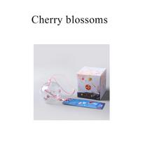 Japanese Wind Chimes Handmade Glass Home Decoration Pendant Good Luck Wind Chimes Cartoon Cat Sakura Garden Window Bell Gift