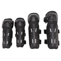 4Pcs Motorcycle Elbow Knee Pads Adjustable Adult Dirt Bike Elbow Knee Protective Guards for