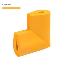 Vaikiški saugos U formos kampų apsaugos - Praplatintos ir pastorintos stalo krašto apsaugos Thickness 0.8cm * Width 3.5cm * Length 5.5cm oranžinė