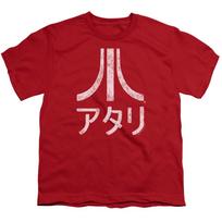 Atari Kids T-Shirt Rough Kanji Red Tee Unisex T-Shirt XL