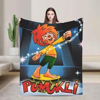 Pumuckl Mielas Elfų Pasakų pledas Vilnos Rudens Žiemos Anime Animacinis Nešiojamas Itin Minkštas Mesti pledas Namams 75x90cm