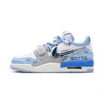 Jordan Legacy 312 Xingji Atsparūs trinčiai Žemi Krepšinio Batai Vyriški Mėlyni Balti CD7069-141(Komanda1822-) 44.5 gray