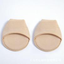 1 Pair New Silicon Half Feet Socks Breathable Cotton Toe Socks Soft Anti-slip Half Palm Foot Pad abrikosas