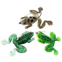 3 vnt. 6 cm mini dirbtinis žvejybos masalas, gyvas vobleris, vandens varlė, plaukiantis masalas