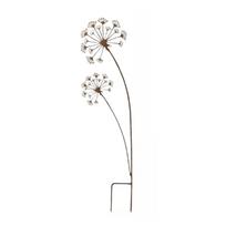 Iron Construction Dandelion Stake Garden Stake Ready To Use