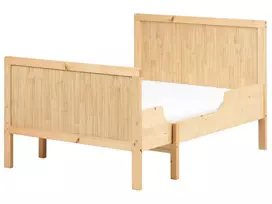Išskleidžiama vaikiška lova Montigny, pušies mediena, 90 x 200 cm, šviesiai ruda