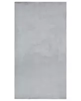 Dirbtinio kailio kilimas MIRPUR pilkas 80 x 150 cm