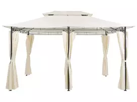 Sodo paviljonas COLOS metalinis 400x300 cm smėlio spalvos