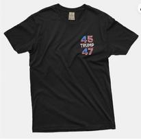 Trump 45th and 47th President T-shirt DJT Donald Trump President Tee shirt XXXXL