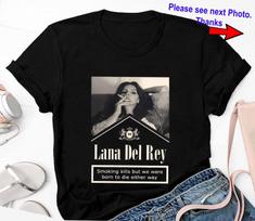 Lana Del Rey Rockwell Smoking Unisex Shirt S