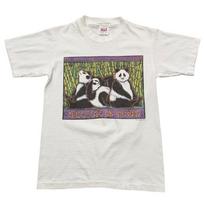 Vintage 90s Panda Bear Us In Mind Human-i-Tees Cute Art Graphic Nature T-shirt XL