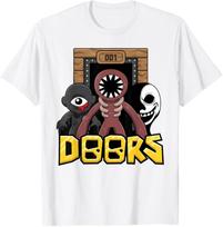 Doors Monsters Game Doors Robux Costume Tees T-Shirt S