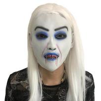 Realistic Scary Ghost Mask Latex Terrifying Cosplay Mask Halloween Clown Mask  Haunted House Style B