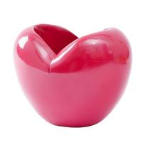 Lovely Heart Shaped Pen Holder 3D Desktop Storage Box Kawaii Pen Storage Bucket  Countertop rožinė raudona spalva