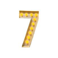 Reusable LED Light Balloon 70cm Giant LED Party Decorative Light Number Balloon  Wedding Decor Style-8