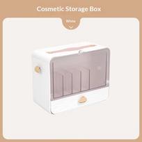 Makeup Organizer See Through Compartments Sliding Drawer Easy Clean Cosmetic Storage for Bathroom Vanity A1