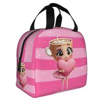 Italian Brainrot Ballerina Cappuccin Insulated Lunch Bag for Leakproof Funny Meme Cooler Thermal Lunch Box Beach Camping Travel One Size