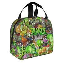 Plants vs. Zombies Game  Insulated Lunch Bag for Women Leakproof  Cooler Thermal Bento Box School One Size