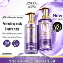 L'Oreal Hyaluronic Acid Oil Control Volumizing Shampoo & Conditioner Set