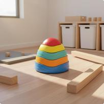 Turtle Stepping Stones Sensory Training Wave Indoor Outdoor Children's Activity Toy Rainbow