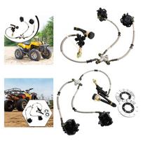 Go Kart Brake Kit Hydraulic Motorcycle Parts Easy tallation Versatile Accessories Brake System Rear Brake Assembly for 125cc Without Brake Disc