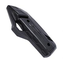 Motorcycle Exhaust Heat Shield Carbon Fiber Pattern Muffler Pipe Heat Cover Protector Replacement for PCX160 PCX125