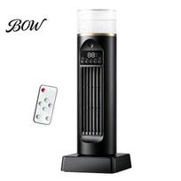 Compact Cooling Fan for Home Tower Fan, 6 Speed Bladeless Air Cooler & Humidifier with Desktop Remote Control Water Tank, Quiet Mist Bedroom