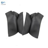 Microfiber Leather Handle Cover For VW Tiguan 2017 2018 - 2022 2pcs Hand Sewing Car Door Armrest Panel Handle Pull Cover Trim juoda