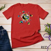 Exploding rubix rubiks rubics cube present gift for kids Unisex T-shirt 10 4XL