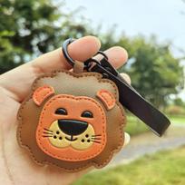 Lovely Panda Pendant Key Chain Shiba Inu Lion Doll Pendant Cartoon Pet Doll Pendant  Small Gifts lion